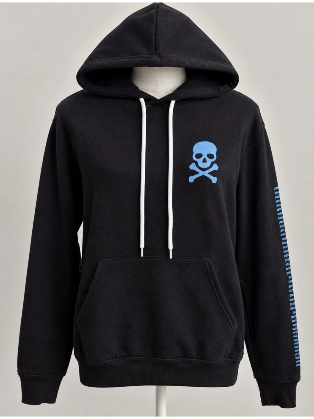 SoulCycle Skull Graphic Hoodie Women’s S Black Multicolor Pullover